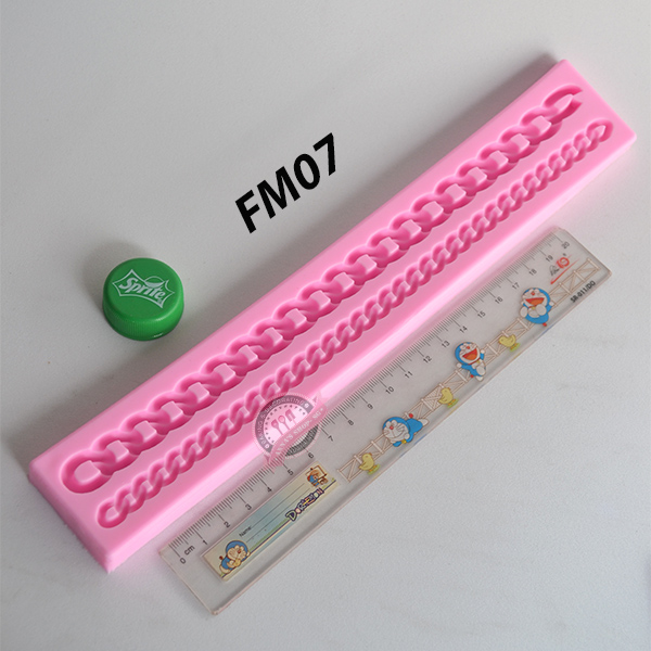 KHUÔN FONDANT DÂY TÚI XÁCH FM07