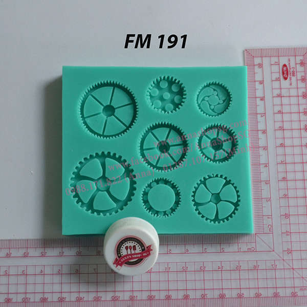 KHUÔN FONDANT BÁNH RĂNG FM191