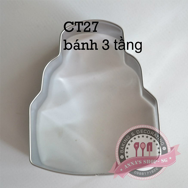 CUTTER BÁNH 3 TẦNG CT27