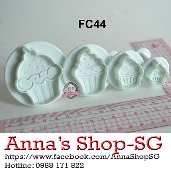 CUTTER HÌNH BÁNH CUPCAKE FC44