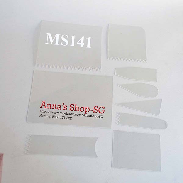 BỘ 9 MIẾNG CHÀ LÁNG BẰNG NHỰA MỎNG