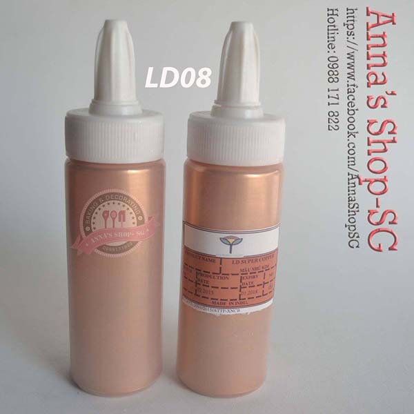 MÀU NHŨ PHUN BÁNH KEM - MÀU ĐỒNG LD08