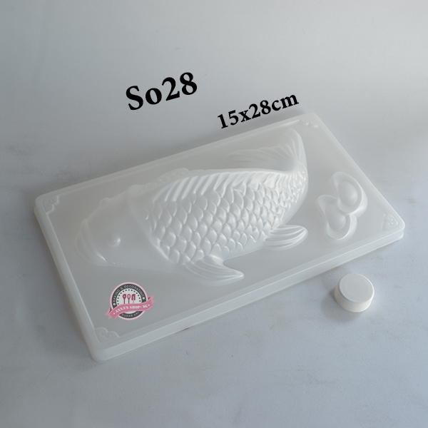 KHUÔN RAU CÂU CÁ CHÉP LỚN, THỎI VÀNG So28