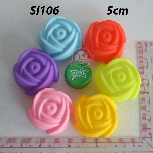 10 KHUÔN HOA HỒNG 5cm Si106