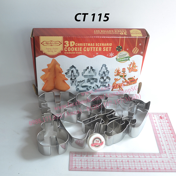 SET CUTTER NOEL 3D CT115