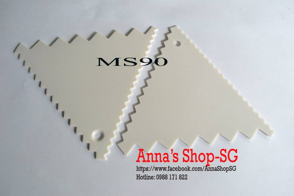 SET 2 MIẾNG CHÀ LÁNG TAM GIÁC MS90