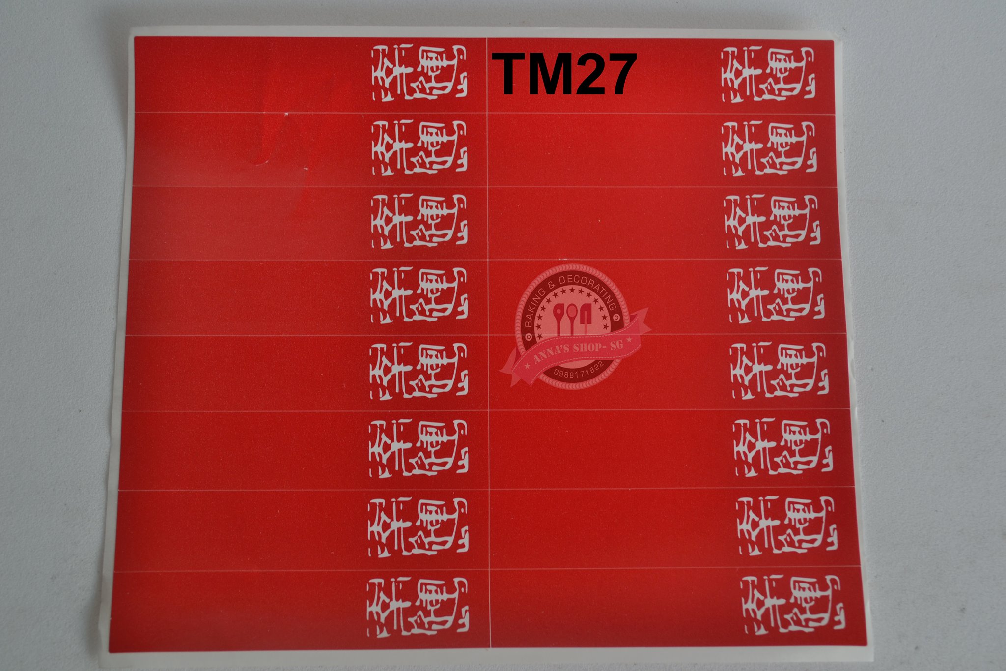 STICKER ĐỎ TM27