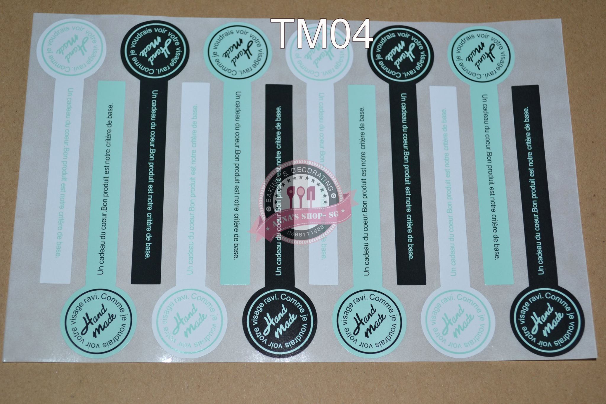 STICKER HANDMADE DÀI TM04