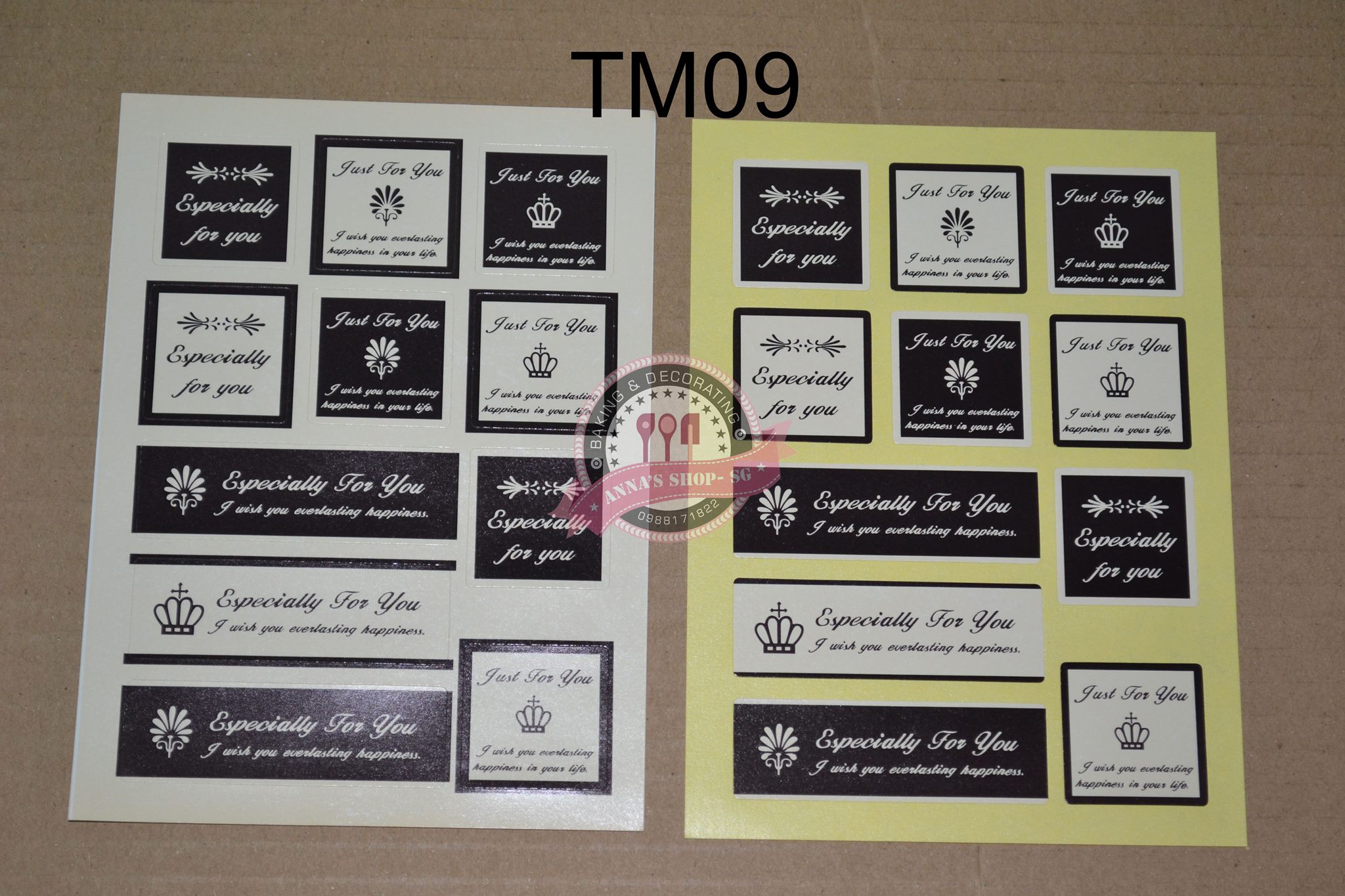 STICKER Especially for you TM09