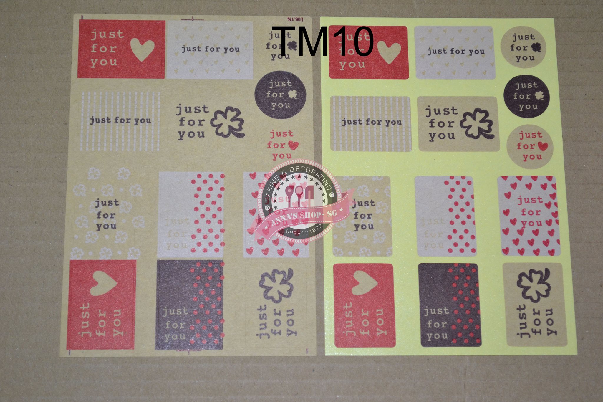 STICKER just for you TM10