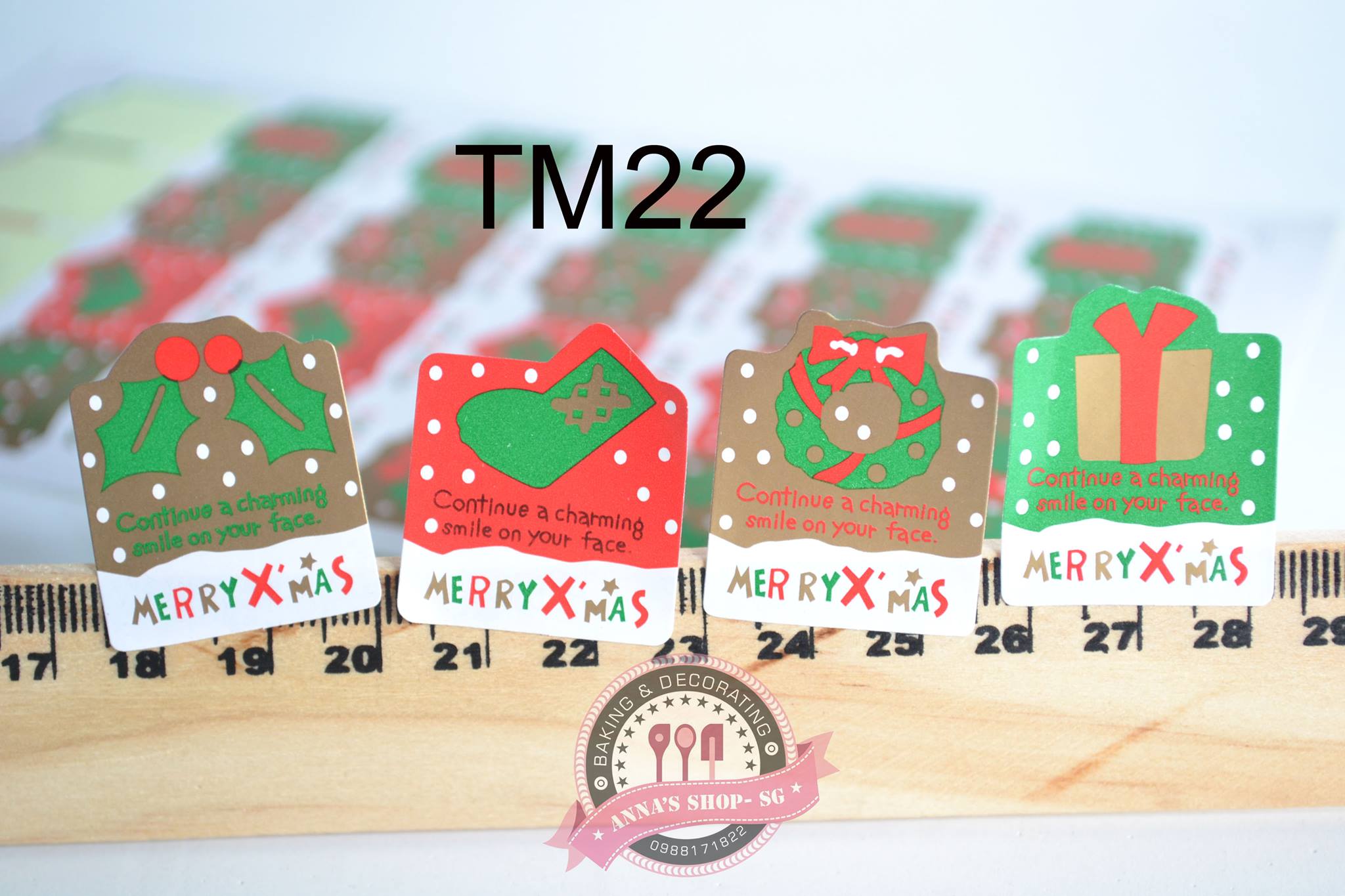 STICKER MERY XMAS TM22