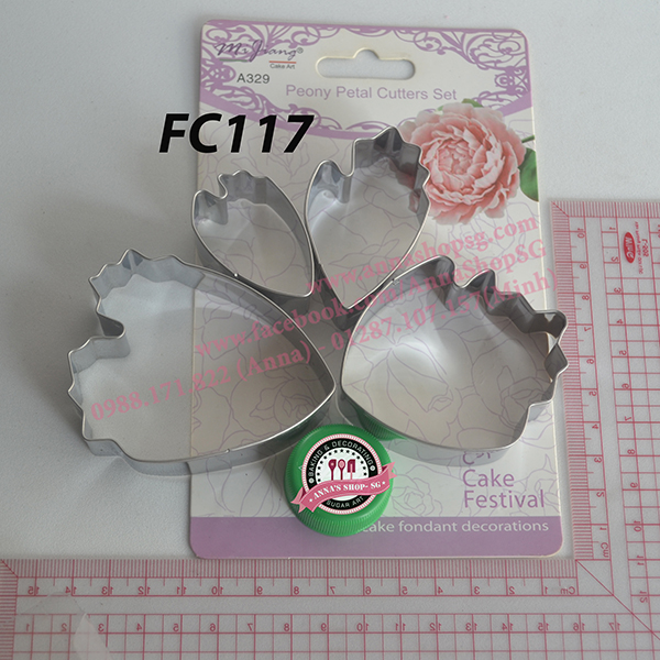 KHUÔN CẮT PEONY CÁNH ÚP FC117