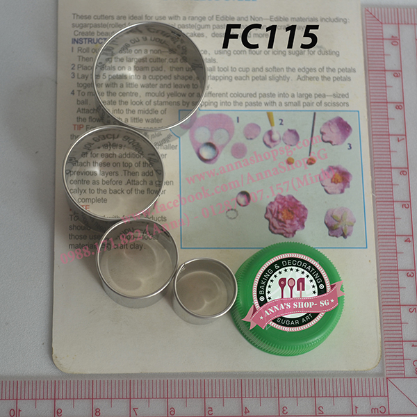 KHUÔN CẮT HOA HỒNG BRIAR FC115