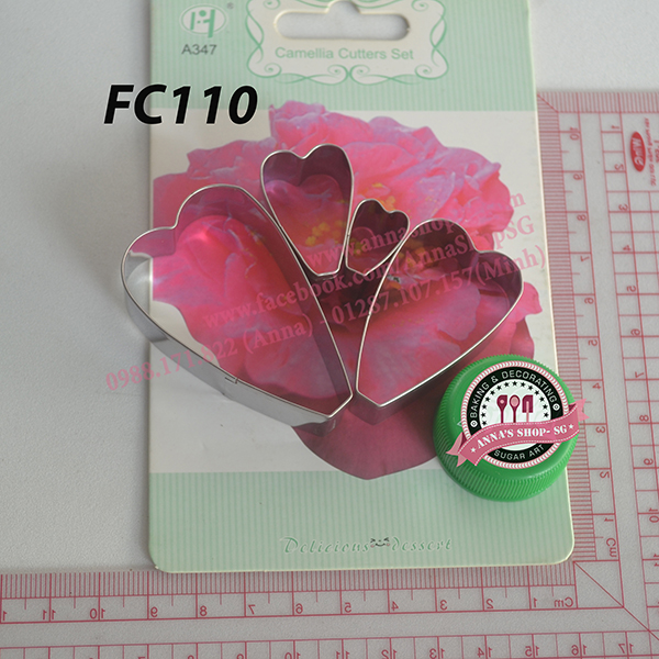 KHUÔN CẮT HOA CAMELLIIA FC110