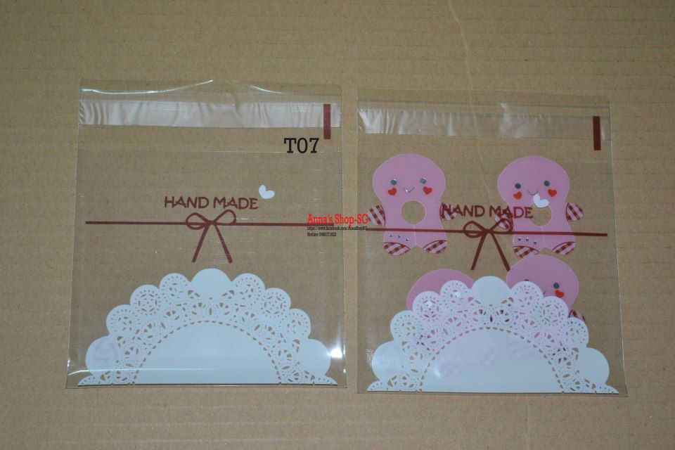 100 TÚI COOKIE HANDMADE 10CM T07
