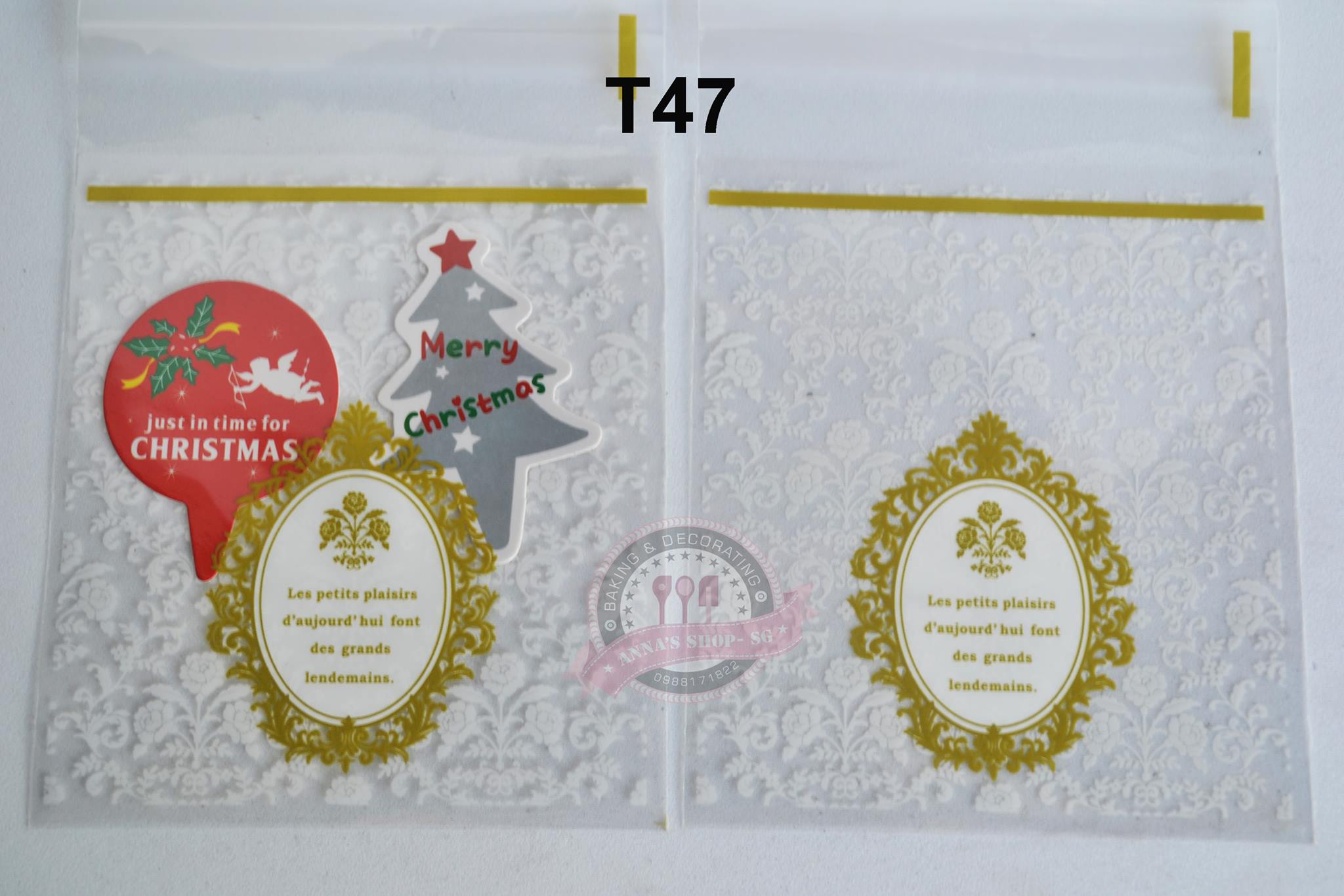 100 TÚI COOKIE TRONG HOA VĂN CỔ ĐIỂN T47