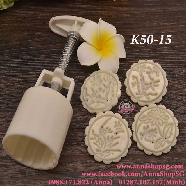 KHUÔN TRUNG THU 50G MAI.LAN,CÚC TRÚC K50-15