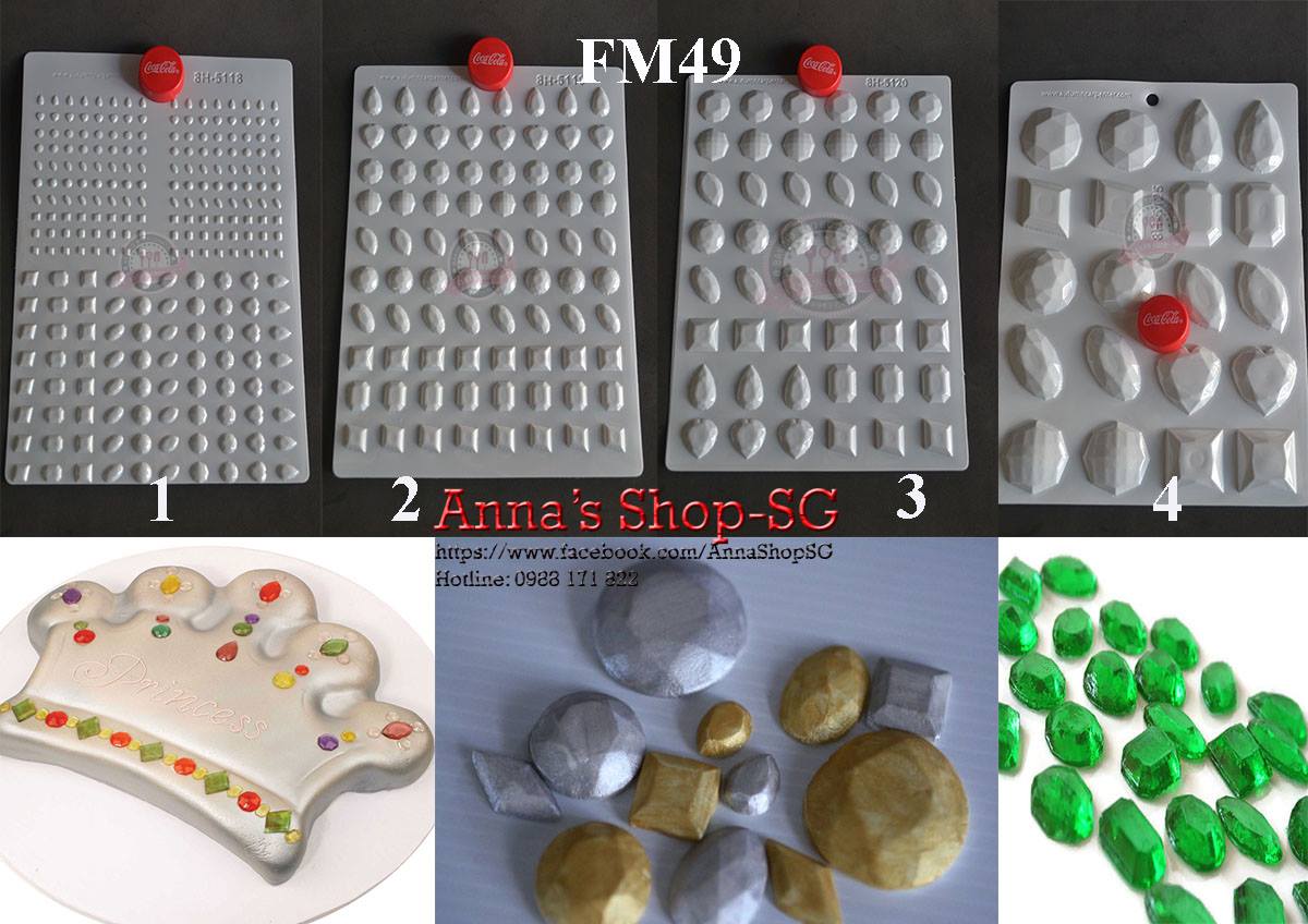 KHUÔN LÀM KẸO ĐÁ QUÝ FM49