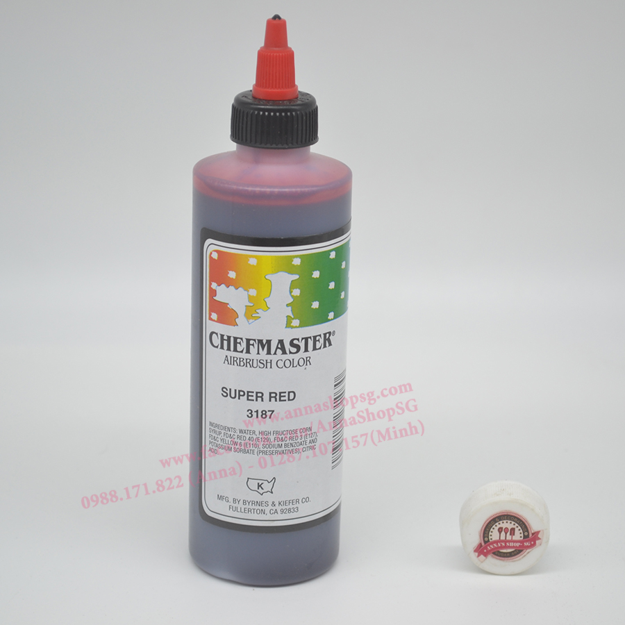 SUPER RED CHEFMASTER AIRBRUSH COLOR