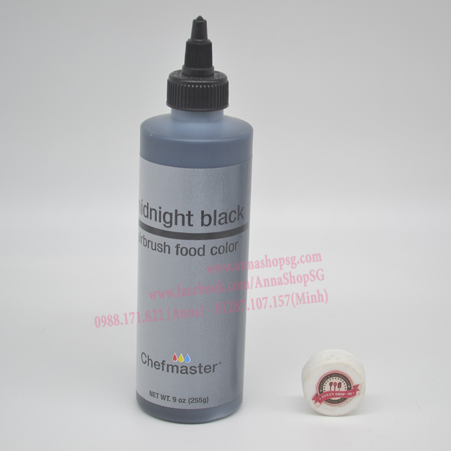 BLACK CHEFMASTER AIRBRUSH COLOR