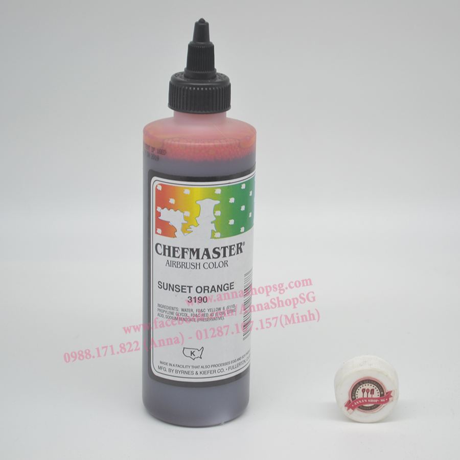 SUNSET ORANGE CHEFMASTER AIRBRUSH COLOR