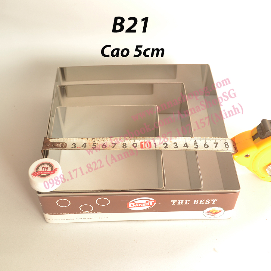 KHUÔN RING VUÔNG B21