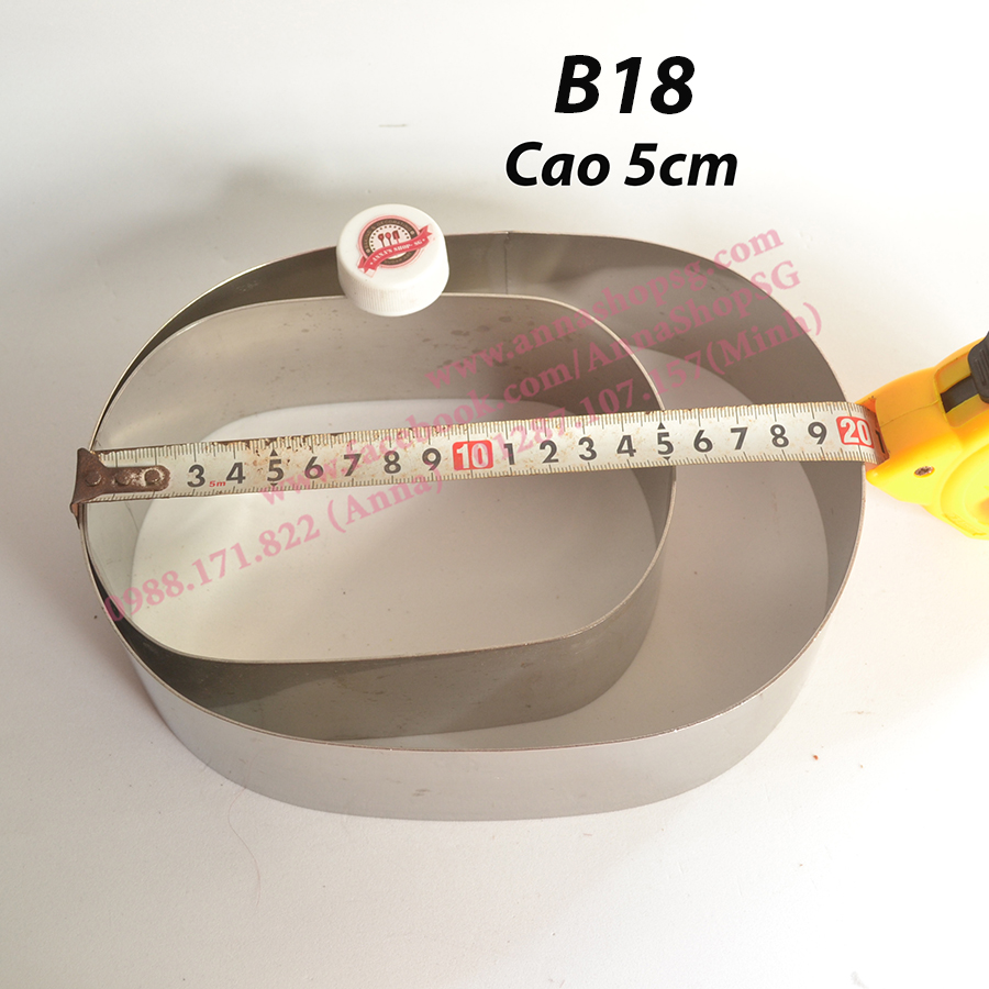 KHUÔN RING OVAL B18