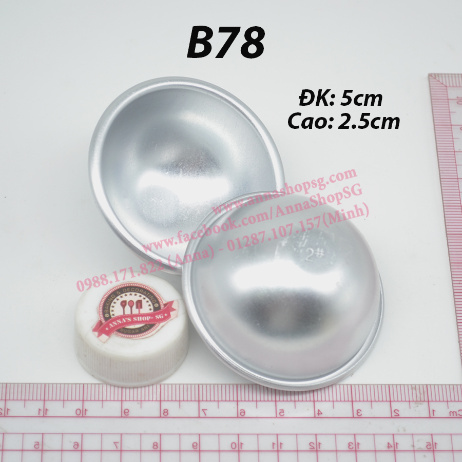 KHUÔN BÁN CẦU 5CM B78
