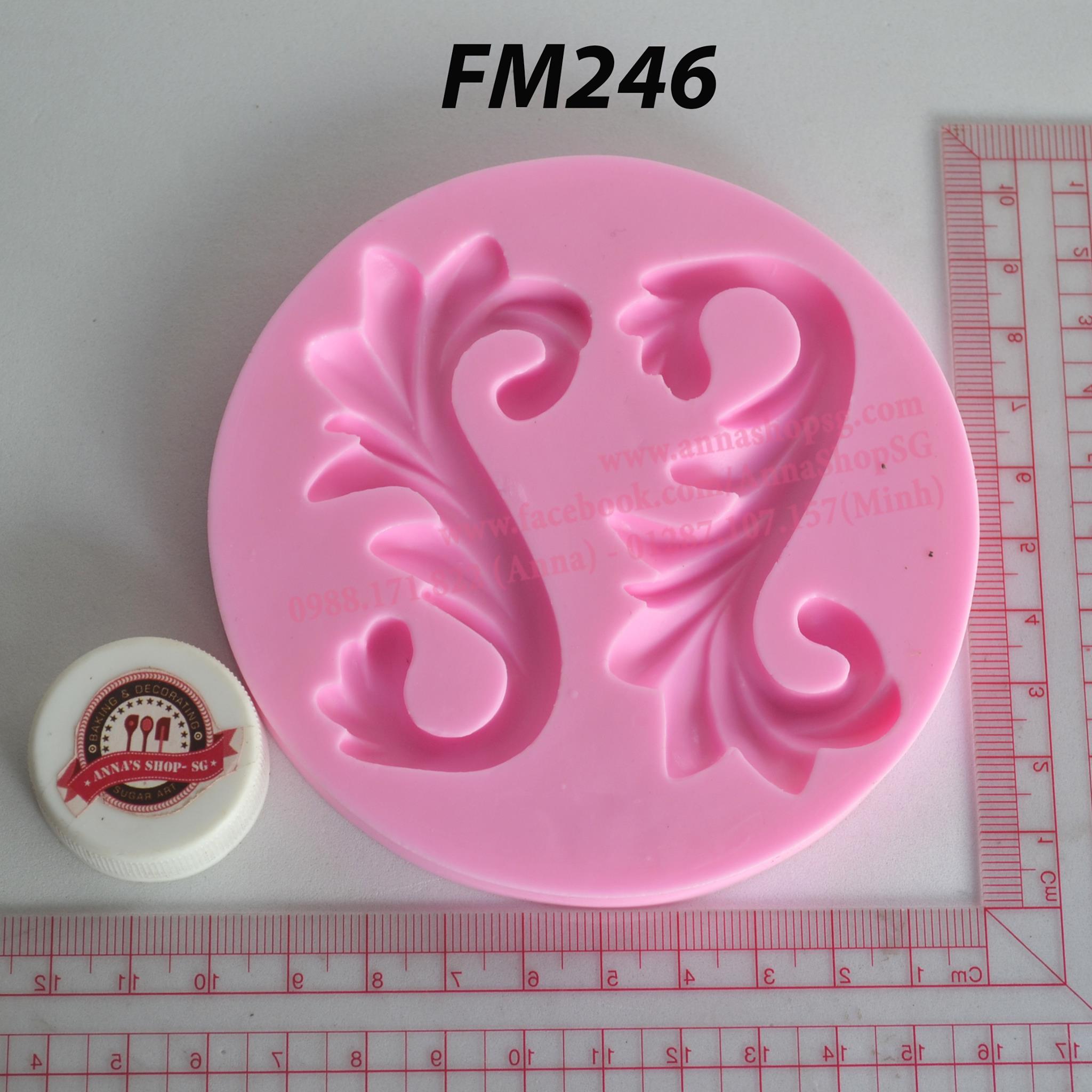 KHUÔN FONDANT 2 VIỀN CỔ ĐIỂN FM246