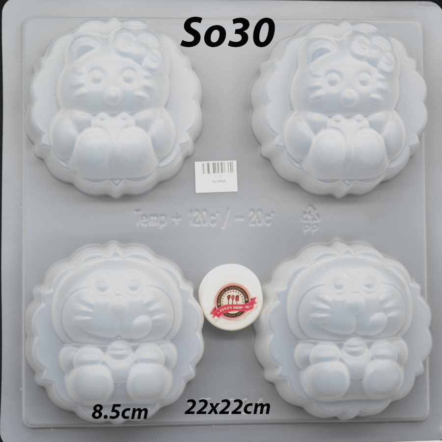 KHUÔN RAU CÂU KITTY,DOREMON So30