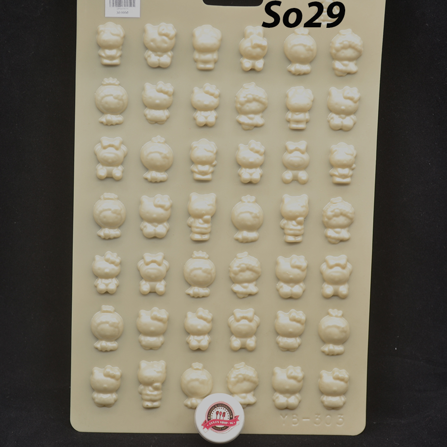 KHUÔN SOCOLA KITTY MINI So29