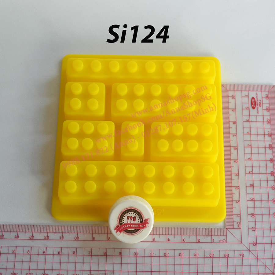 KHUÔN SILICON LEGO VUÔNG Si124