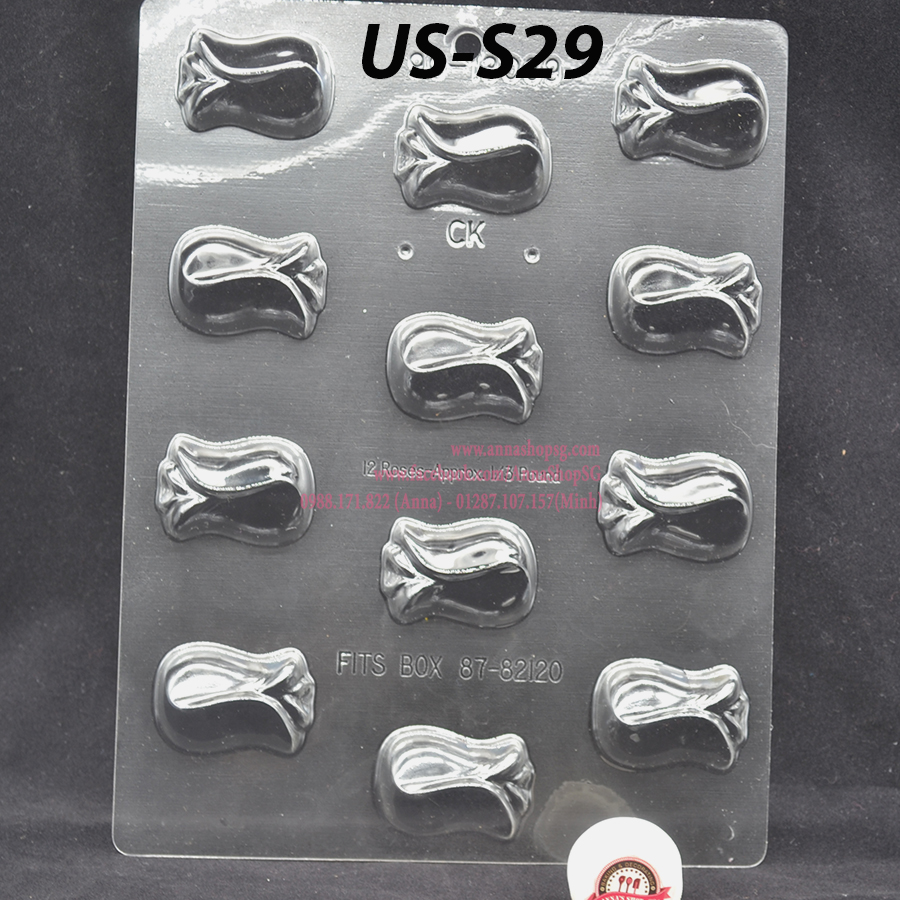 KHUÔN SOCOLA BÚP HOA HỒNG US-S29