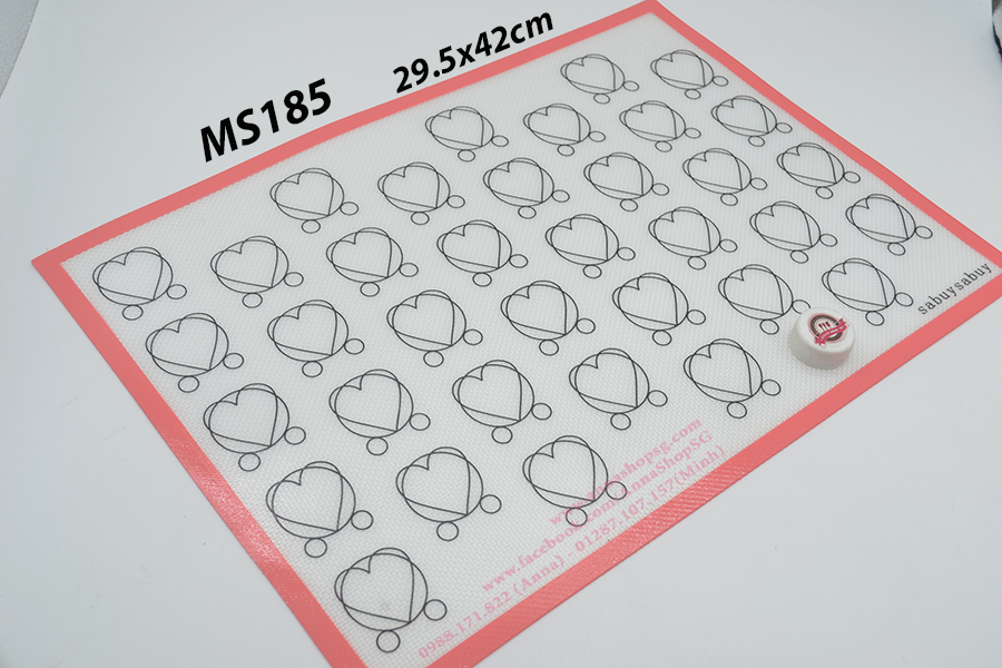 MAT MACARON TIM SỢI TỦY TINH MS185