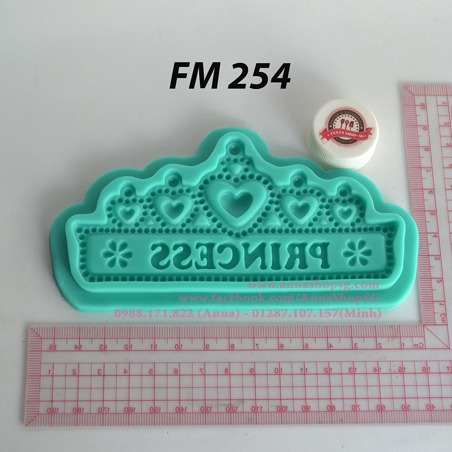 KHUÔN FONDANT VƯƠNG MIỆN PRINCESS FM254