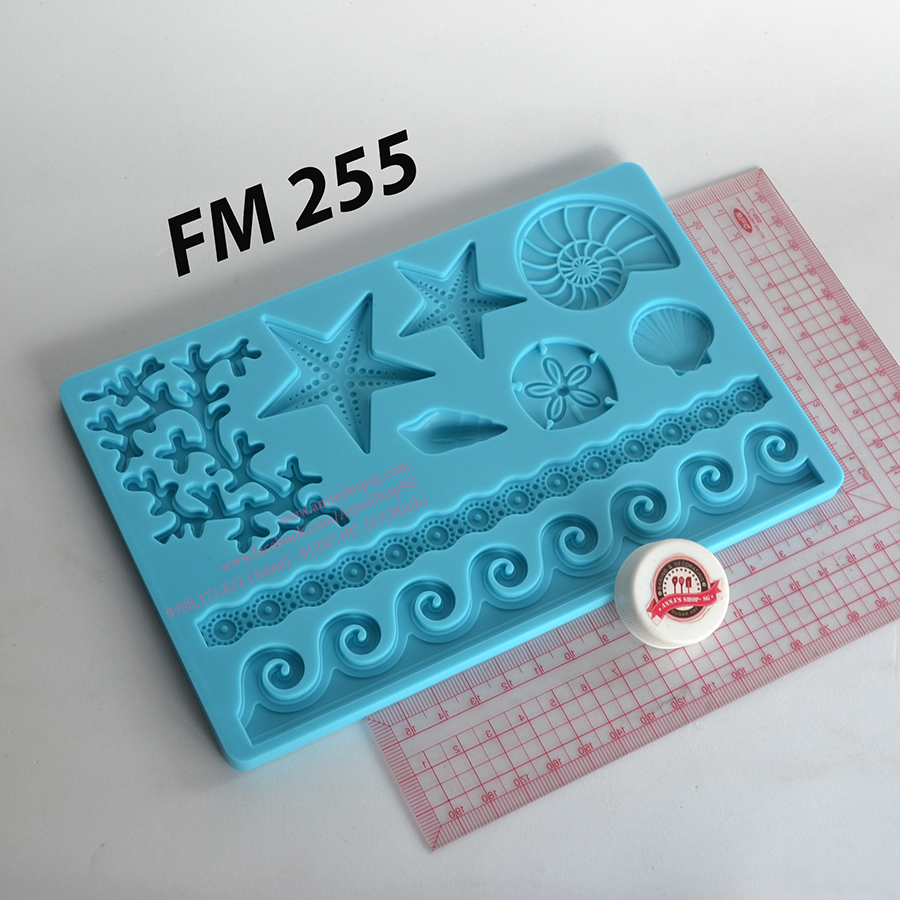 KHUÔN FONDANT CHỦ ĐỀ ĐẠI DƯƠNG FM255