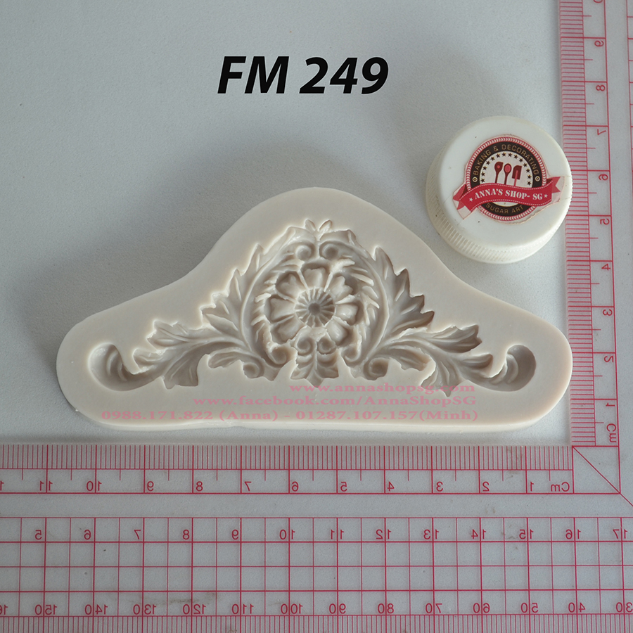 KHUÔN FONDANT VIỀN TRÒN CỔ ĐIỂN FM249