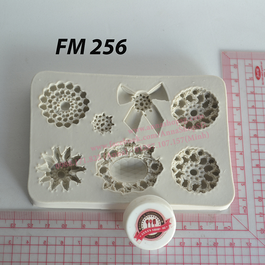 KHUÔN 6 MẶT HOA DÂY CHUYỀN FM256
