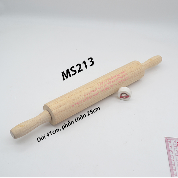 CÁN BỘT GỖ CÓ TRỤC XOAY 41CM MS213