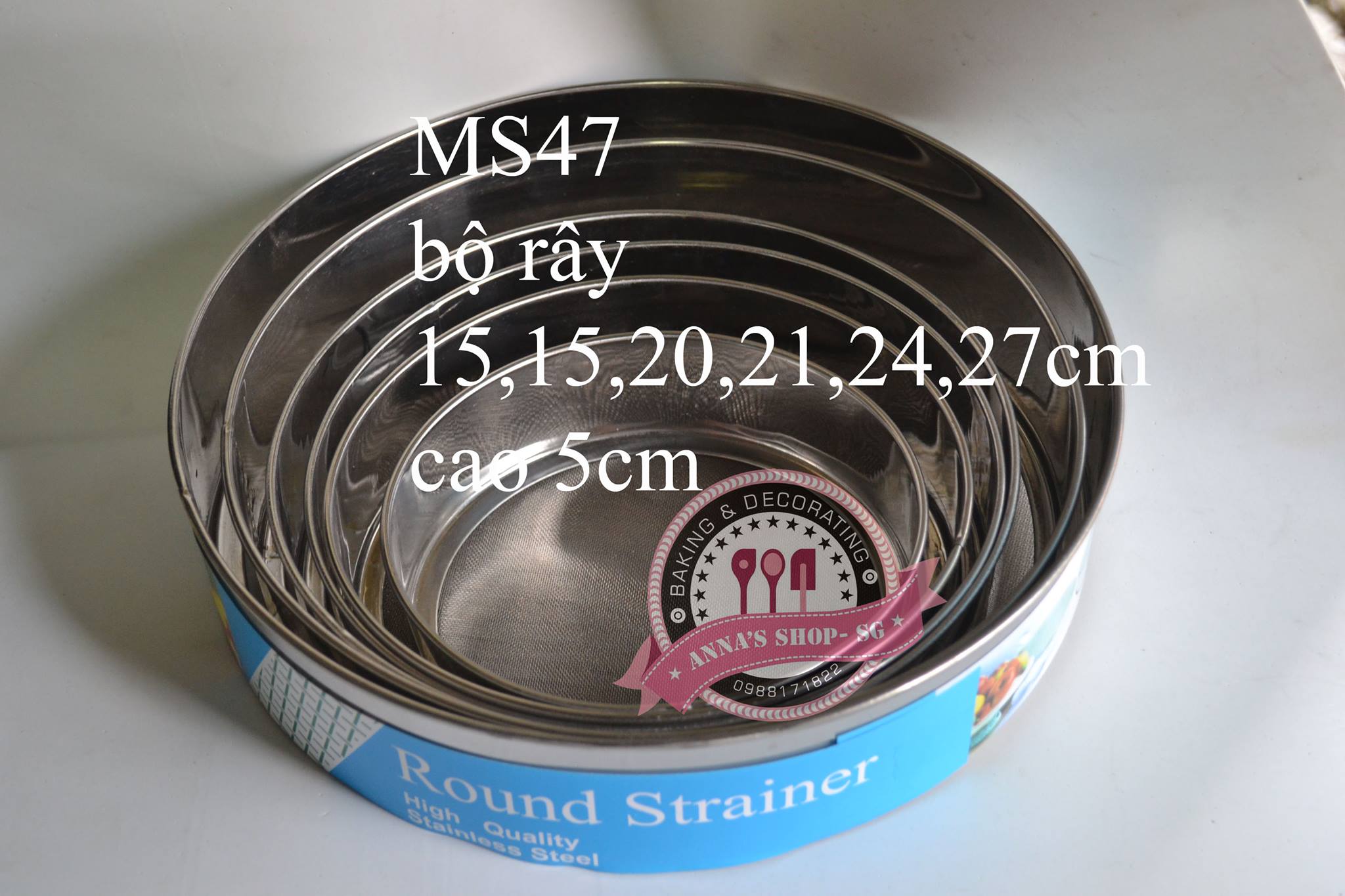 SET RAY BỘT 6 SIZE MS47