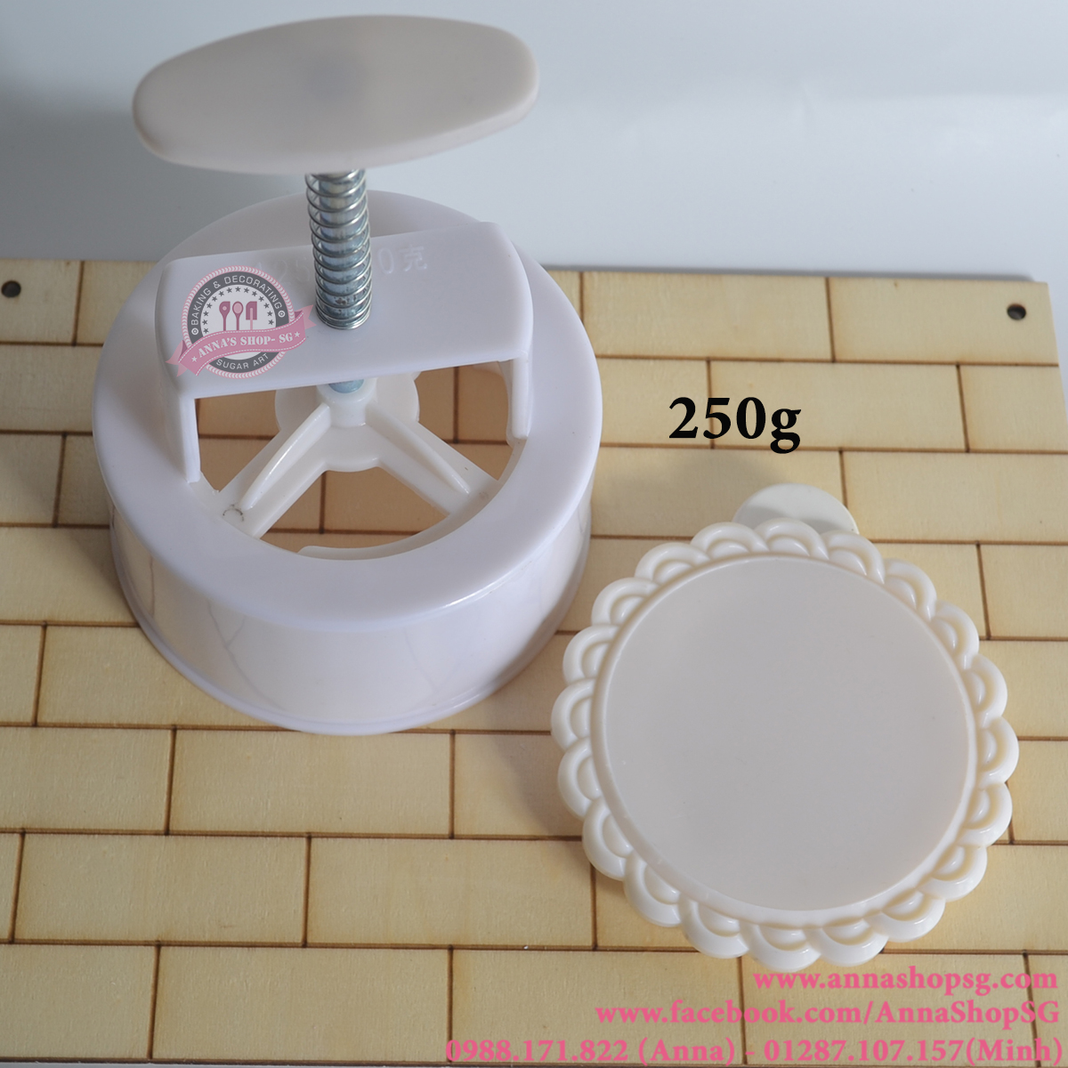 ẤN MẶT TRƠN 250G TRÒN CÓ VIỀN