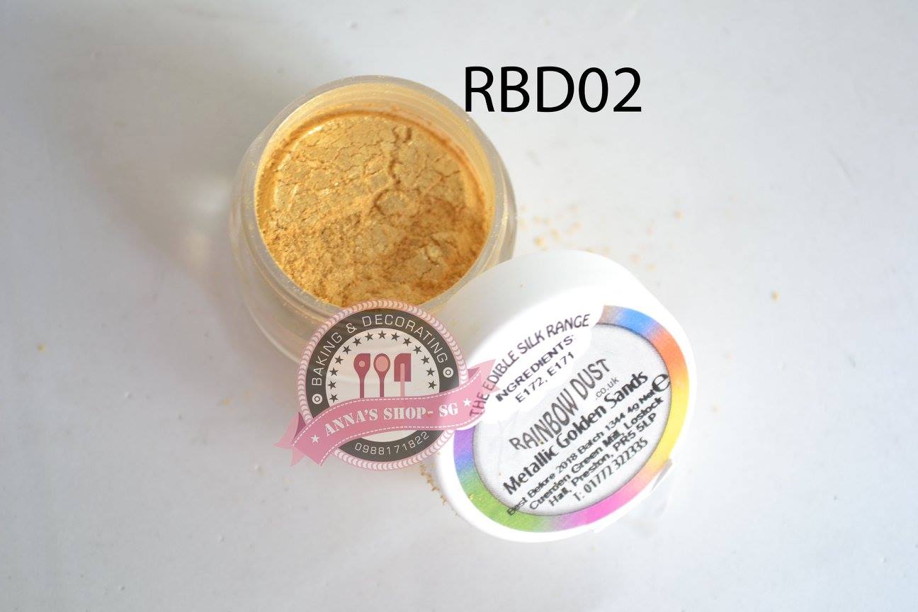 BỘT NHŨ THỰC PHẨM METALLIC GOLDEN SANDS RBD02
