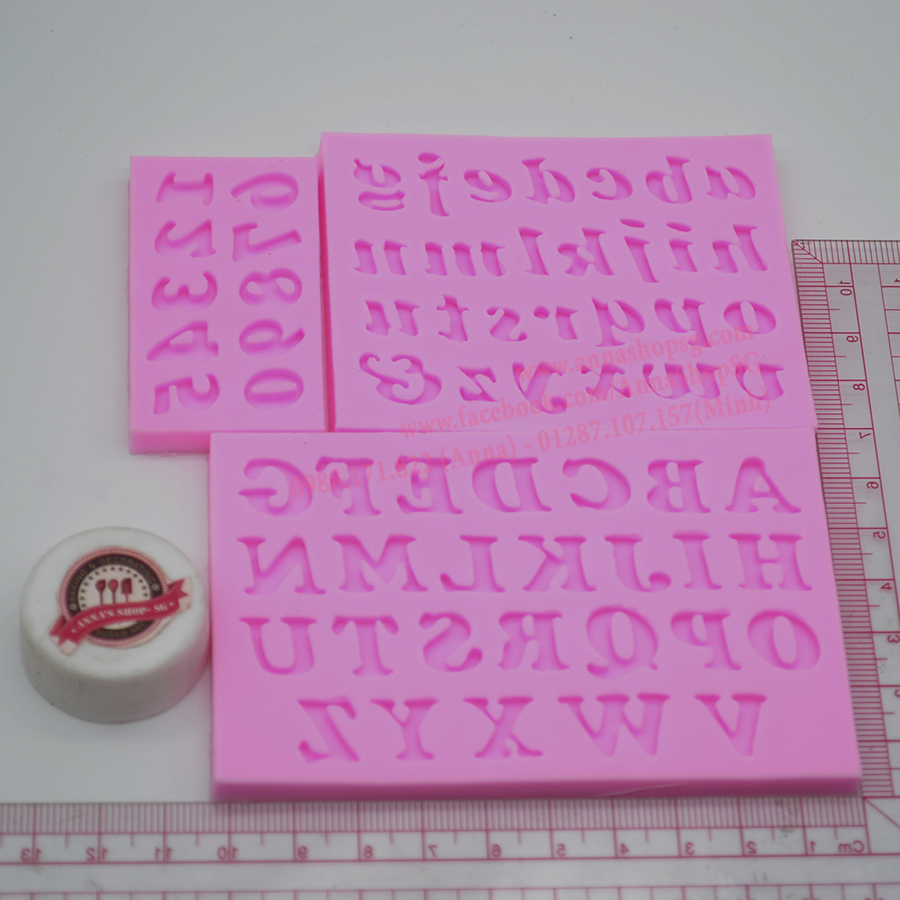 SET 3 KHUÔN CHỮ,SỐ NHỎ