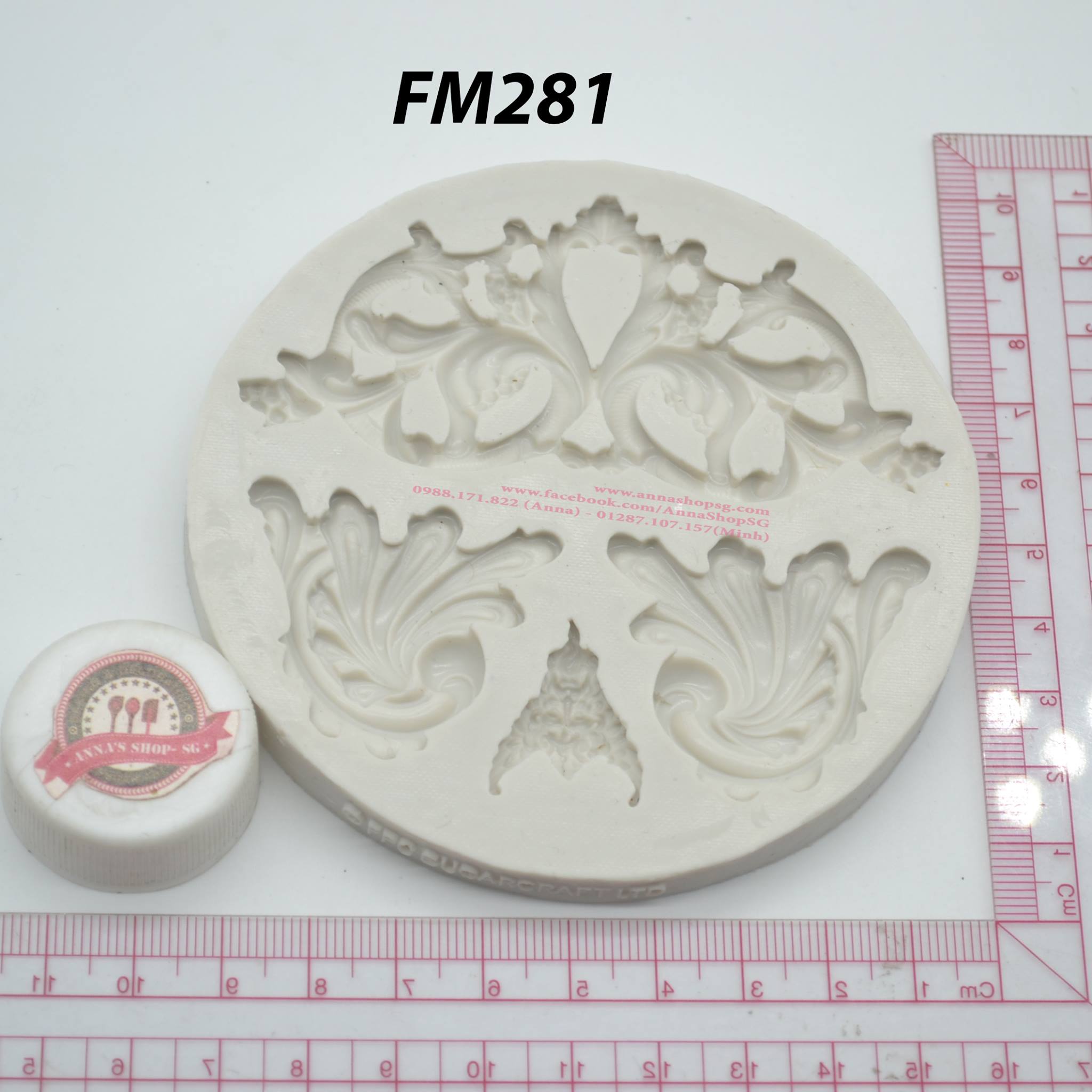 KHUÔN TRÒN 5 VIỀN CỔ ĐIỂN FM281