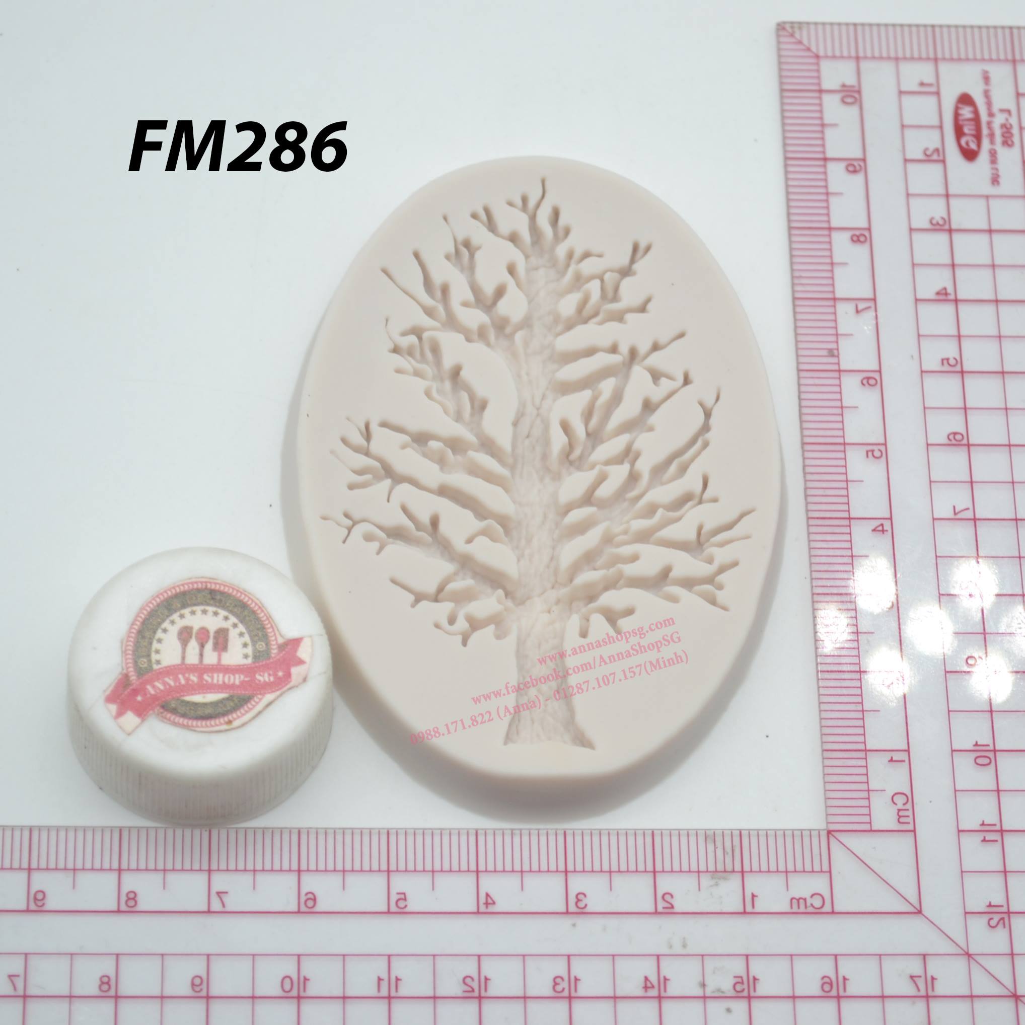 KHUÔN FONDANT HÌNH CÂY FM286