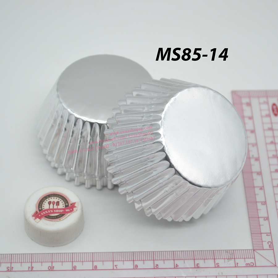 CUP GIẤY NHÔM MÀU BẠC MS85-14