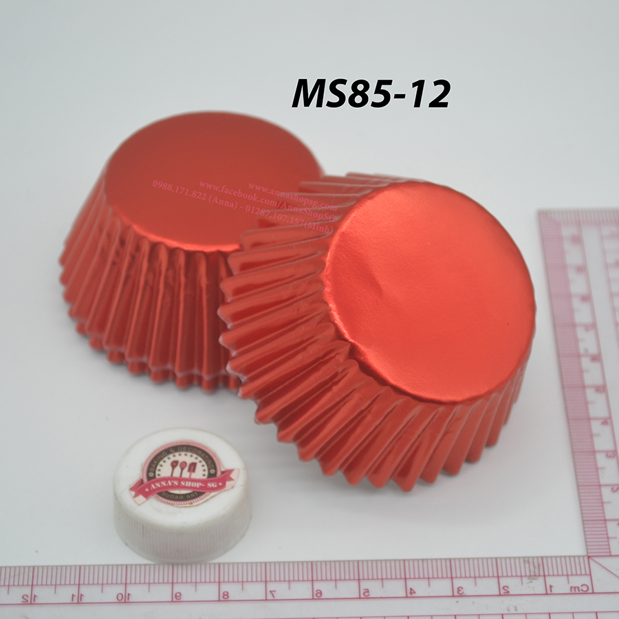 CUP GIẤY NHÔM MÀU ĐỎ MS85-12