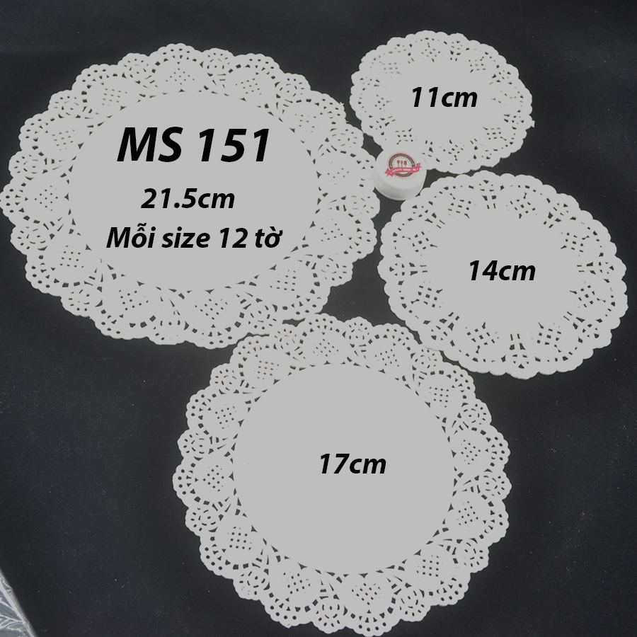 SET GIẤY REN LÓT BÁNH MS151