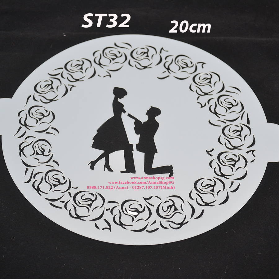 STENCIL CẦU HÔN ST32