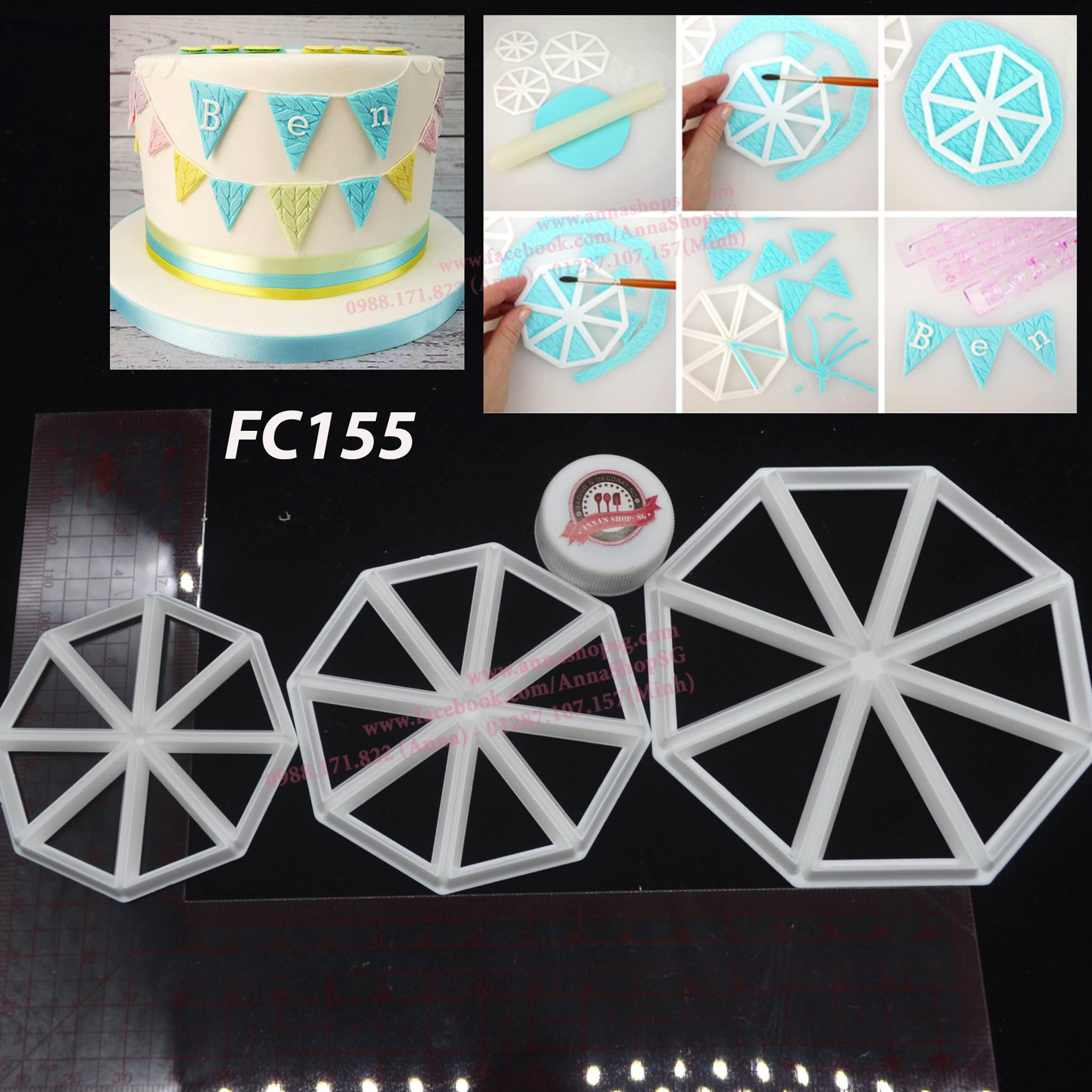 KHUÔN CẮT LÁ CỜ FC155